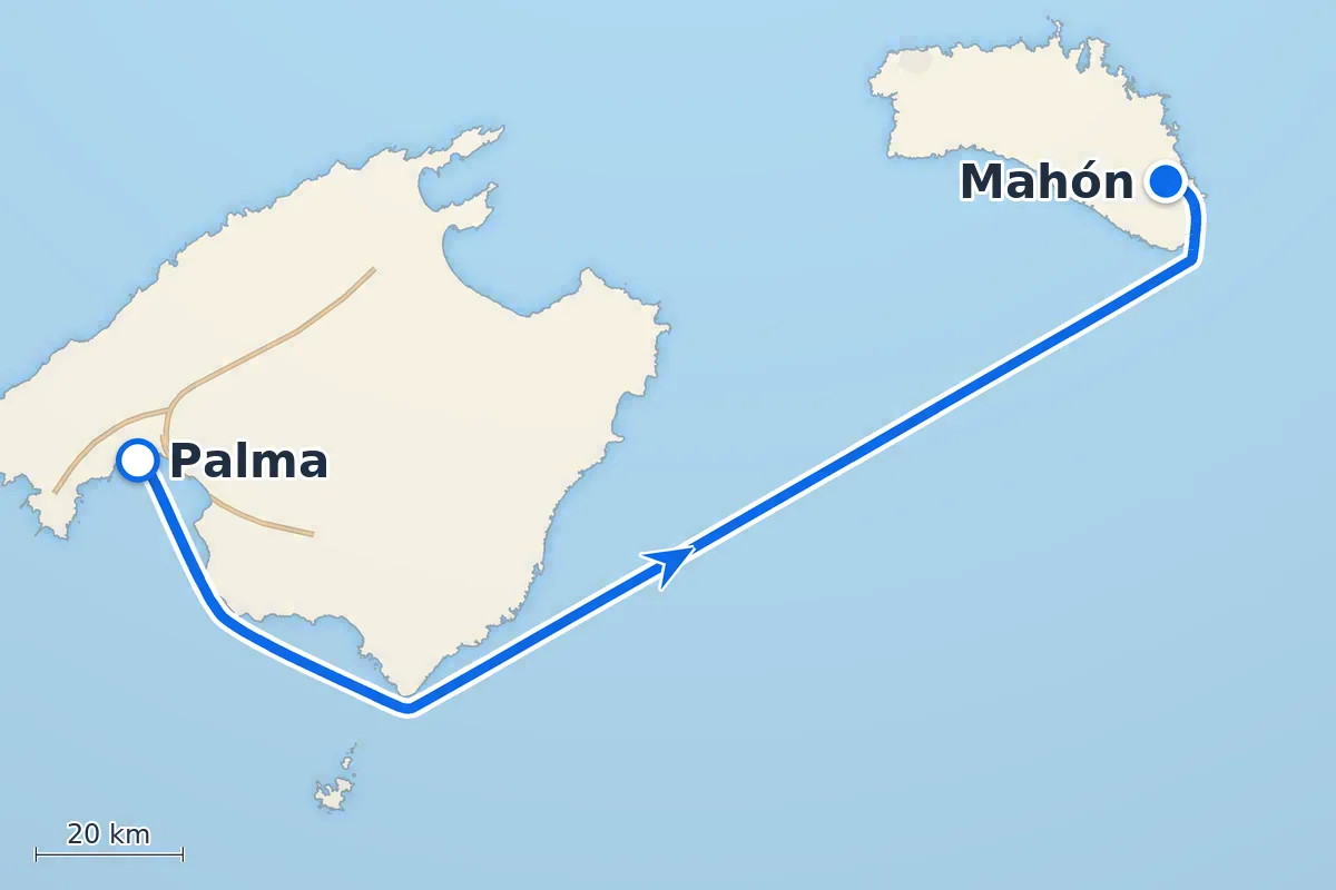 Palma - Mahón