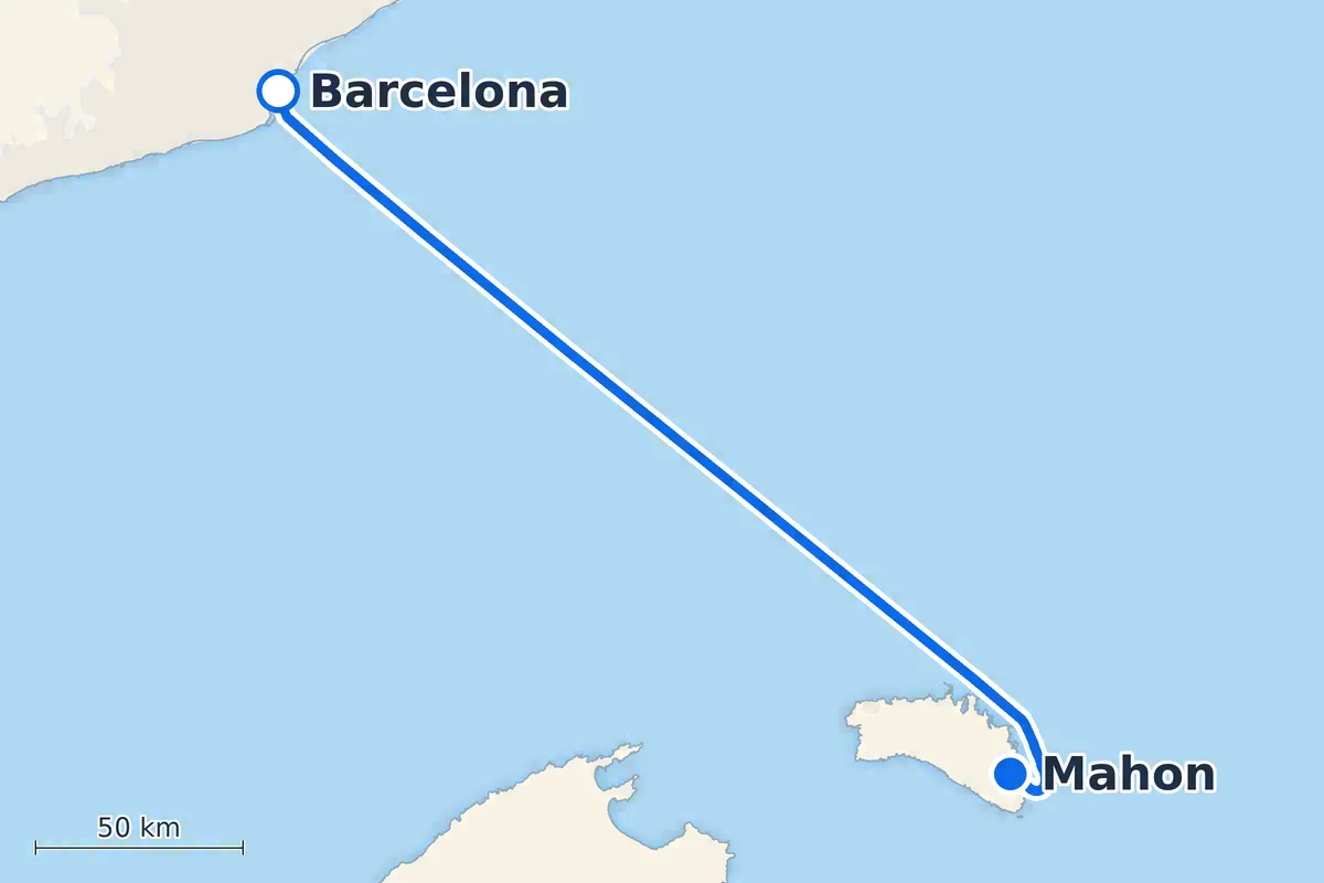 Barcelona - Mahón